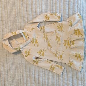 Tea Collection hooded sweatshirt pegasus dress